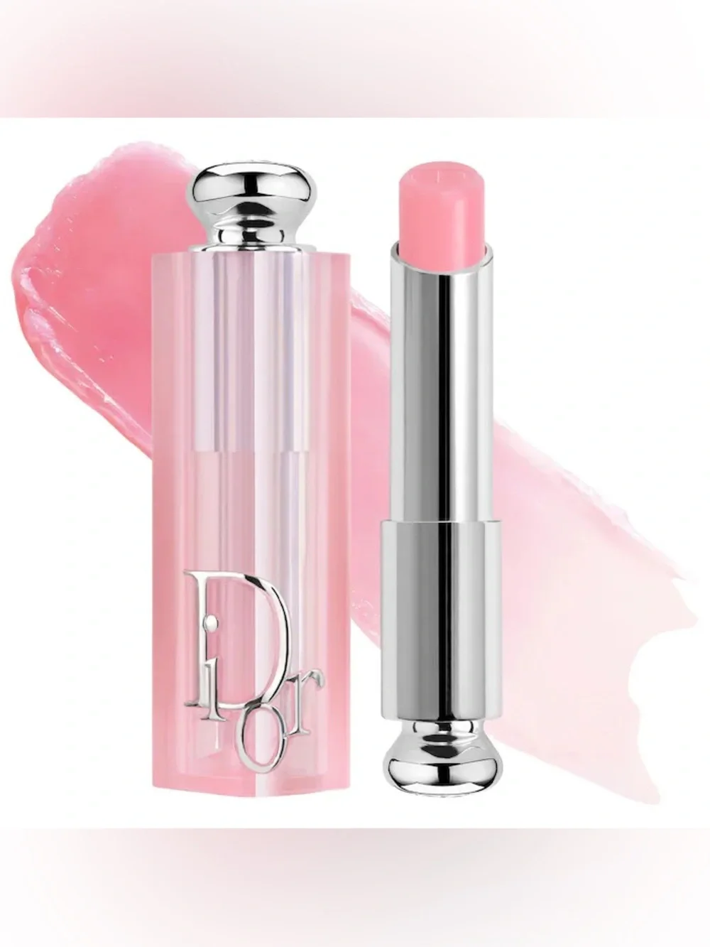 Dior Addict Lip Glow Balm-Color: 001 Pink - a light pink cool undertone